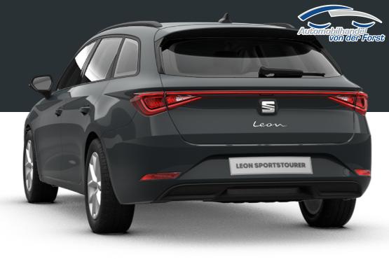 Seat Leon Sportstourer "Style" LIEFERUNG KOSTENLOS & PREISGARANTIE! 1.5 TSI 115PS, Fjord-Blau, 5 Jahre Garantie, 16" ALU, MATRIX-LED, Privacy-Glas, Winter-Paket, 3-Zonen-Climatronic, ParkAssist, Parksensoren v/h, Rückfahrkamera, Radio 10,4" + Full-Link, Tempomat, M-Lederlenkrad, variabler Ladeboden 
