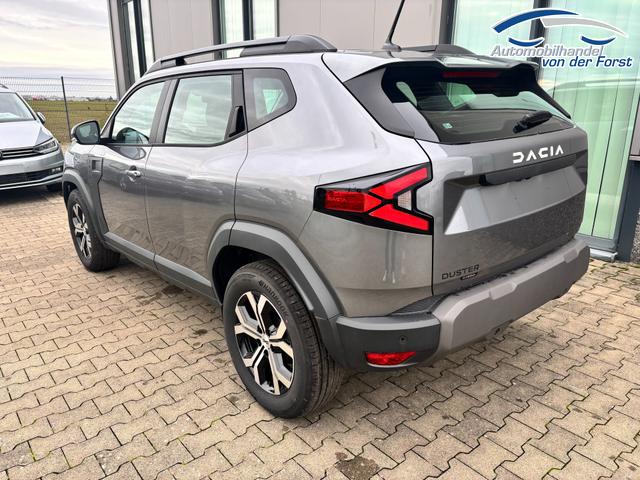Dacia Duster "Expression" LIEFERUNG KOSTENLOS! 1.6 HYBRID 140 AUTOMATIK (Benzin/Elektro), 17" Alufelgen "TERGAN", Klimaanlage, Rückfahrkamera, Parksensoren hinten, LED-Scheinwerfer, Radio Media 10" + Smartphone-Spiegelung, Armlehne, Dachreling, Tempomat, Verkehrszeichenerkennung, Spurassistent 