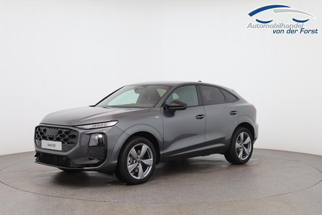 Audi Q3 Sportback "Basis" INKL. LIEFERUNG KOSTENLOS & PREISGARANTIE* 2.0 TFSI quattro (Allrad) 204PS S-Tronic (Automatik), 17" Alufelgen, Elektr. Heckklappe, MMI Navigation plus, Sitzheizung, 3-Zonen-Klimaautomatik, Parksensoren vorn/hinten, M-Lederlenkrad, Tempomat, Virtual Cockpit 