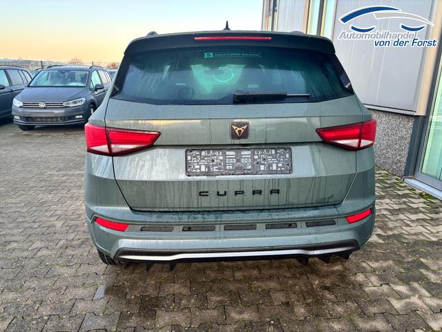 Cupra Ateca "CUPRA" LIEFERUNG KOSTENLOS & PREISGARANTIE* 1.5 TSI 150PS DSG/AUTOMATIK, 5 Jahre Garantie, 19" Alu, NAVI 9,2", Climatronic, Park Assist, Parksensoren vorn/hinten, Digitales Cockpit, Privacy-Glas, Kessy, Sportschalensitze, Voll-LED-Scheinwerfer, Dachreling, Beheiztes M-Lederlenkrad, Tempomat 
