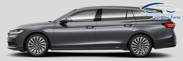 Skoda Superb Combi "L&K" LIEFERUNG KOSTENLOS & PREISGARANTIE* 1.5 TSI iV PLUG-IN-HYBRID 204PS DSG/AUTOMATIK, 5 J. GARANTIE, 18" Alu, MATRIX-LED, CANTON, DCC, Elektr. Heckklappe, KESSY, Alarm, Beheizte Frontscheibe, NAVI 13", Privacy-Glas, Climatronic, PDC vo/hi, Kamera, Sitzheizung vo/hi, Virtual Cockpit, ACC 