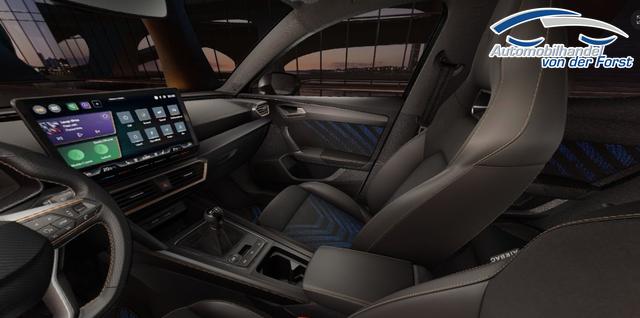 Cupra Leon "CUPRA" LIEFERUNG KOSTENLOS & PREISGARANTIE* 1.5 TSI 150PS 6-Gang, 5 Jahre Garantie, SCHWARZ-METALLIC, AHK SCHWENKBAR, MATRIX-LED, EDGE-PAKET, DYNAMIC-DESIGN, 18" Alufelgen, Voll-LED-Scheinwerfer, 3Z-Climatronic, ACC/Tempomat, Digitales Cockpit, Full Link, Parksensoren v/h, Privacy-Glas 