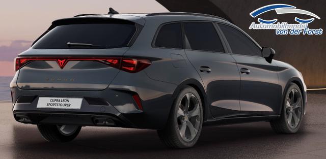 Cupra Leon Sportstourer "CUPRA" LIEFERUNG KOSTENLOS & PREISGARANTIE* 1.5 TSI 150PS 6-Gang, 5 Jahre Garantie, AHK SCHWENKBAR, EDGE-PAKET, WINTER-PAKET, Elektr. Heckklappe, Dachreling, 18" Alu, Voll-LED-Scheinwerfer, 3Z-Climatronic, ACC/Tempomat, Digitales Cockpit, Full Link, Parksensoren v/h, Privacy-Glas, M-Lederlenkrad 