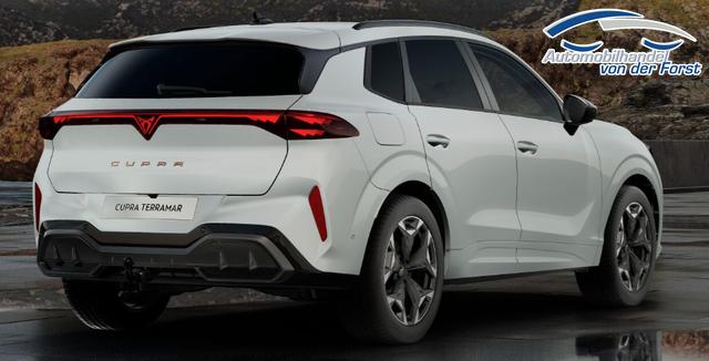Cupra Terramar "CUPRA" LIEFERUNG KOSTENLOS & PREISGARANTIE* 1.5 e-TSI 150PS DSG, 5J Garantie, WEISS-MET, AHK SCHWENKBAR, 19" Alu, NAVIGATION 19"; MATRIX-LED, KESSY, Alarm, Interieur Moon-Light, Elektr. Heckklappe, ACC, Climatronic, Parksensoren vorn/hinten, TOP-VIEW-Kamera,Intelligent-Drive-Paket, HEAD-UP-DISPLAY 