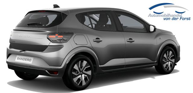 Dacia Sandero "Expression" PREISGARANTIE & LIEFERUNG KOSTENLOS! 1.0 TCe 100, NEUES MODELL, 3J Garantie, Klimaanlage, Lederlenkrad, Parksensoren hinten, Tempomat, Multimedia System 10" + Smartphone-Spiegelung, Regen-/Licht-Sensor, ZV mit Fernbedienung, Elektr. Fensterheber v/h, Nebelscheinwerfer, Armlehne 