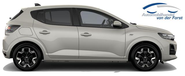 Dacia Sandero "Journey" PREISGARANTIE & LIEFERUNG KOSTENLOS! 1.2 Eco-G 120 LPG/Benzin AUTOMATIK, NEUES MODELL, 3J Garantie, 16" ALU, Klimaautomatik, Lederlenkrad, Parksensoren vorn/hinten, R&uuml;ckfahrkamera, Toter-Winkel, Hands-Free, Tempomat, Multimedia System 10" + Smartphone-Spiegelung, 4x FH elektr, NSW, Armlehne 