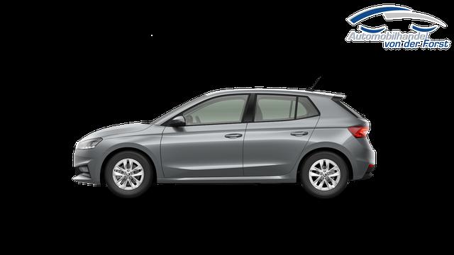 Skoda Fabia "EXTRA PLUS" (2) LIEFERUNG KOSTENLOS & PREISGARANTIE* 1.0 TSI 116PS, 5 Jahre Garantie, SMOKEY-SILBER METALLIC, CLIMATRONIC, BEHEIZTE FRONTSCHEIBE, SITZHEIZUNG, M-Lederlenkrad BEHEIZT, 15" ALU, Parksensoren hinten, R&uuml;ckfahrkamera, Infotainment 8", Virtual Cockpit, Tempomat, NSW, Wireless SmartLink 