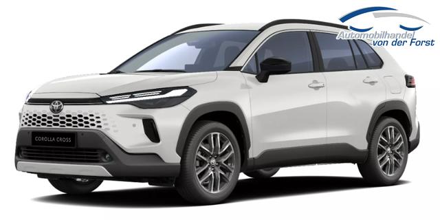 Toyota Corolla Cross "Active inkl. SAFETY-PAKET" 1.8 Hybrid 140PS CVT/AUTOMATIK, 3 Jahre Garantie, 17" Alufelgen, Toter-Winkel-Assistent, Parksensoren vo/hi, R&uuml;ckfahrkamera, 2Z-Klimaautomatik, NAVI, ACC Tempomat, Winter-Paket (Sitzheizung, M-Lederlenkrad beheizt), LED-Scheinwerfer, Dachreling, NSW 