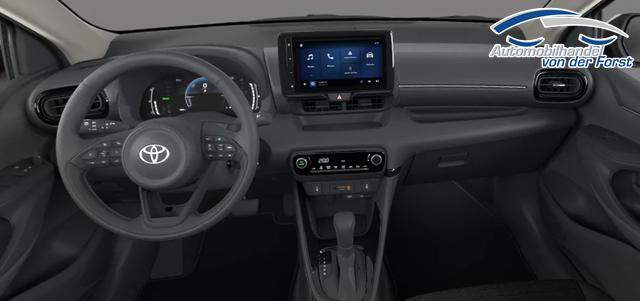 Toyota Yaris "Style inkl. Comfort-/Technology" LIEFERUNG KOSTENLOS! 1.5 Hybrid 115PS CVT/AUTOMATIK, 3J. Garantie, 16" Alu, PARKSENSOREN VO/HI, TOTER-WINKEL, SMART ENTRY, LED-Scheinwerfer, 7"Digitales Display, Privacy-Glas, Klimaautomatik, Sitzheizung, Lederlenkrad beheizt, R&uuml;ckfahrkamera, ACC, Radio 9" + Smartphone 