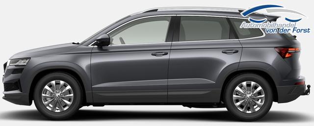 Skoda Karoq "Selection" LIEFERUNG KOSTENLOS & PREISGARANTIE* 1.5 TSI 150PS DSG/AUTOMATIK, 5J GARANTIE, GRAU-METALLIC, AHK SCHWENKBAR, LADEBODEN VAR, NAVI, ACC, PDC V/H + KAMERA, ELEKTR. HECKKLAPPE, KESSY, CHROM-PAKET, Virtual Cockpit, Telefonbox, 16" ALU, Climatronic, Sitzheizung, Lederlenkrad beheizt, Privacy-Glas 