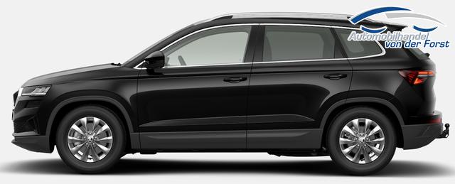 Skoda Karoq "Selection" LIEFERUNG KOSTENLOS & PREISGARANTIE* 1.5 TSI 150PS DSG/AUTOMATIK, 5J GARANTIE, SCHWARZ-MET, AHK SCHWENKBAR, LADEBODEN VAR, NAVI, ACC, PDC V/H + KAMERA, ELEKTR. HECKKLAPPE, KESSY, CHROM-PAKET, Virtual Cockpit, Telefonbox, 16" ALU, Climatronic, Sitzheizung, Lederlenkrad beheizt, Privacy-Glas 
