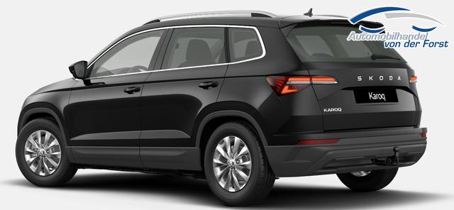 Skoda Karoq "Selection" LIEFERUNG KOSTENLOS & PREISGARANTIE* 1.5 TSI 150PS DSG/AUTOMATIK, 5J GARANTIE, SCHWARZ-MET, AHK SCHWENKBAR, LADEBODEN VAR, NAVI, ACC, PDC V/H + KAMERA, ELEKTR. HECKKLAPPE, KESSY, CHROM-PAKET, Virtual Cockpit, Telefonbox, 16" ALU, Climatronic, Sitzheizung, Lederlenkrad beheizt, Privacy-Glas 