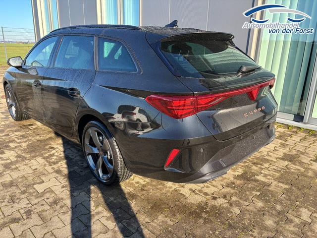 Cupra Leon Sportstourer "CUPRA" LIEFERUNG KOSTENLOS & PREISGARANTIE* 1.5 TSI 150PS 6-Gang, 5J Garantie, SCHWARZ-METALLIC, MATRIX-LED, AHK SCHWENKBAR, EDGE-PAKET, DYNAMIC-DESIGN, Elektr. Heckklappe, Dachreling, 18" Alu, Voll-LED-Scheinwerfer, 3Z-Climatronic, ACC/Tempomat, Full Link, Parksensoren v/h, Privacy-Glas 
