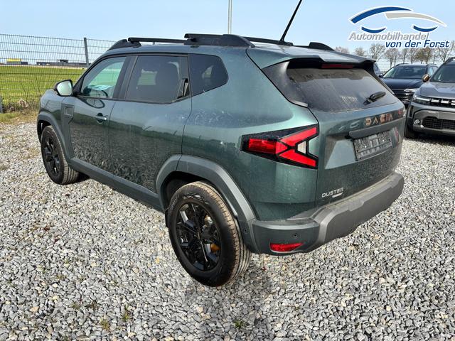 Dacia Duster "Extreme" hybrid 155 (FULL-HYBRID, Benzin+Elektro) AUTOMATIK, ZEDER-GR&Uuml;N-MET + WINTER-PAKET (Vordersitze/Lenkrad/Frontscheibe beheizt) + PARKING (Toter-Winkel, 360&deg;Kamera, PDC vorn) + TECHNO (NAVI, ACC Tempomat), Klimaautomatik, Keyless, Parksensoren, 3J Garant 