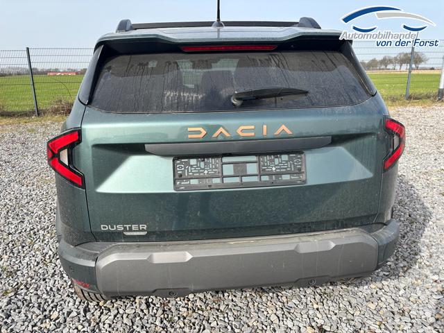 Dacia Duster "Extreme" hybrid 155 (FULL-HYBRID, Benzin+Elektro) AUTOMATIK, ZEDER-GR&Uuml;N-MET + WINTER-PAKET (Vordersitze/Lenkrad/Frontscheibe beheizt) + PARKING (Toter-Winkel, 360&deg;Kamera, PDC vorn) + TECHNO (NAVI, ACC Tempomat), Klimaautomatik, Keyless, Parksensoren, 3J Garant 