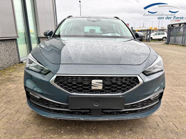 Seat Leon Sportstourer "Style" LIEFERUNG KOSTENLOS & PREISGARANTIE! 1.5 TSI 115PS, Fjord-Blau, 5 Jahre Garantie, 16" ALU, MATRIX-LED, Privacy-Glas, Winter-Paket, 3-Zonen-Climatronic, ParkAssist, Parksensoren v/h, R&uuml;ckfahrkamera, Radio 10,4" + Full-Link, Tempomat, M-Lederlenkrad, variabler Ladeboden 