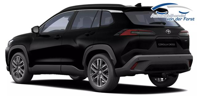 Toyota Corolla Cross "Teamplayer" PREISGARANTIE & LIEFERUNG KOSTENLOS! 1.8 Hybrid 140PS CVT/AUTOMATIK, 3 Jahre Garantie, 18" ALU, Elektr. Heckklappe, Privacy-Glas, Sitzheizung, Lederlenkrad beheizt, Klimaautomatik, Parksensoren, R&uuml;ckfahrkamera, Cloud-Navi, Smartphone-Integration, Adaptiver Tempomat, Toter-Winkel-Warner 