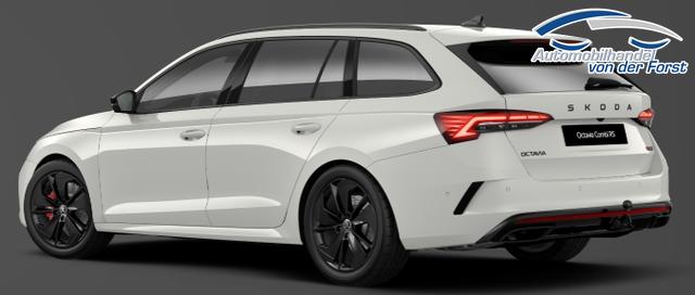 Skoda Octavia Combi "RS" LIEFERUNG KOSTENLOS & PREISGARANTIE* 2.0 TSI 265PS DSG, 5 JAHRE GARANTIE, Moon-White, ANH&Auml;NGERKUPPLUNG, 18"Alu, MATRIX-LED, NAVI, Elektr. Heckklappe, ACC, Kessy, Alarm, Climatronic, ParkAssist, PDC, Kamera, Sitzheizung, Privacy-Glas, Netztrennwand, Virtual Cockpit 10" 