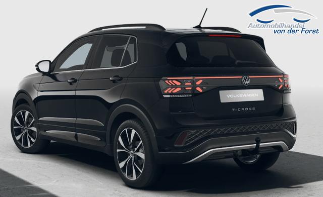 Volkswagen T-Cross "R-Line LIMITED" LIEFERUNG KOSTENLOS & PREISGARANTIE* 1.0 TSI 115PS, Deep-Black-Metallic, 5 JAHRE GARANTIE, ANH&Auml;NGERKUPPLUNG, CLIMATRONIC, SITZHEIZUNG, 18" Alu, MATRIX-LED, Adaptiver Tempomat ACC, Parksensoren, R&uuml;ckfahrkamera, Keyless, Abgedunkelte Scheiben, Radio "Ready2Discover" + App-Connect 