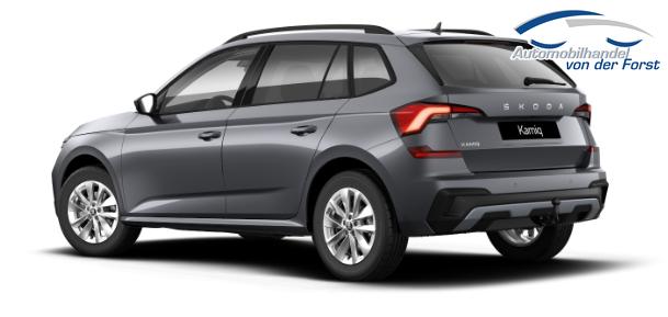 Skoda Kamiq "EXTRA" (2) LIEFERUNG KOSTENLOS & PREISGARANTIE* 1.0 TSI 116PS, 5 J Garantie, METALLIC, ANH&Auml;NGERKUPPLUNG, 16" Alu, Climatronic, Radio 8" + SmartLink, Parksensoren hinten, R&uuml;ckfahrkamera, Sitzheizung, SunSet, Tempomat, Armlehne, NSW, LED-Scheinwerfer, Dachreling, Virtual Cockpit, Reserverad 