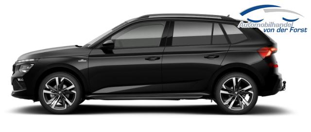 Skoda Kamiq "Monte Carlo" (1) LIEFERUNG KOSTENLOS! 1.5 TSI 150PS DSG, 5J GARANTIE, Schwarz-Perleffekt, 18" ALU, AHK SCHWENKBAR, Panoramadach, Matrix-LED, Parksensoren v/h, Kamera, Tempomat, Virtual Cockpit (8"!!), Kessy, Winter-Paket, Climatronic, Radio 8", SmartLink, NSW, Sport-M-Lederlenkrad beheizt 