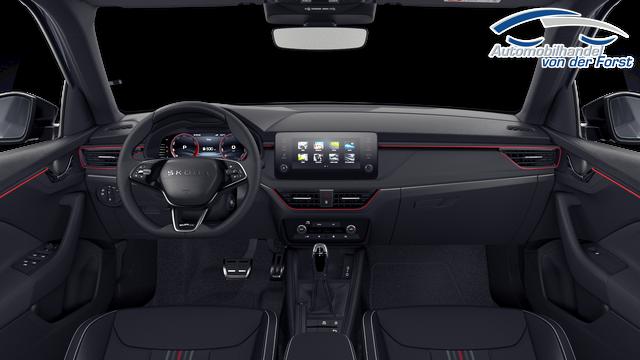 Skoda Kamiq "Monte Carlo" 1.5 TSI 150PS DSG (AUTOMATIK), MOON-WHITE PERLEFFEKT, PANORAMDACH, MATRIX-LED, SITZHEIZUNG, Sport-M-Lederlenkrad beheizt, SunSet, 2Z-Climatronic, Parksensoren vorn/hinten, R&uuml;ckfahrkamera, Kessy, Radio 8,25"+SmartLink, Virtual Cockpit, 17" Alu, Tempomat 
