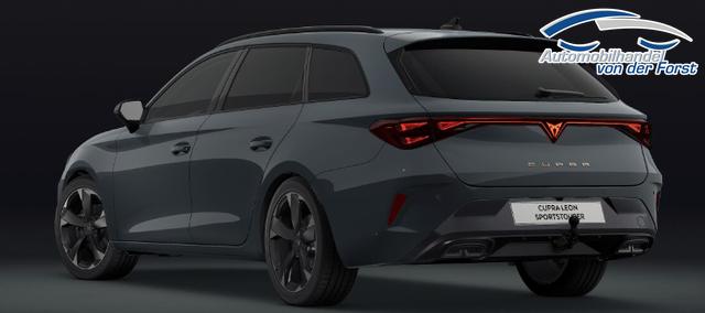 Cupra Leon Sportstourer "Sonderaktion" 1.5 eTSI 150PS DSG (AUTOMATIK), Fjord-Blau, ANH&Auml;NGERKUPPLUNG, ELEKTR. HECKKLAPPE, KESSY, ALARM, R&Uuml;CKFAHRKAMERA, 18" Alu, Sitzheizung, M-Lederlenkrad beheizt, Parksensoren vorne und hinten, Adaptiver Tempomat, 3-Zonen-Climatronic, Radio 12,9" + Full Link 