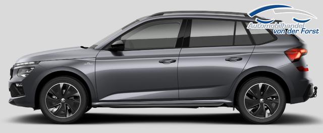 Skoda Kamiq SONDERAKTION "Monte Carlo" Lieferung frei Haus! 1.5 TSI 150PS DSG, 5J GARANTIE, METALLIC, ELE. HECKKLAPPE, ANH&Auml;NGERKUPPLUNG, BEH. FRONTSCHEIBE, MATRIX-LED, PANORAMADACH, Sitzheizung, Lenkradhzg, Ladeboden, ACC, SIDE Assist, Virtual Cockpit 10", Parksensoren, Kamera, KESSY, Privacy, 17" Alu, Climatroni 