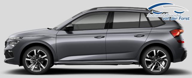 Skoda Kamiq SONDERAKTION "Monte Carlo" Lieferung frei Haus! 1.5 TSI 150PS DSG, 5J GARANTIE, 18"ALU, METALLIC, ELE. HECKKLAPPE, ANH&Auml;NGERKUPPLUNG, BEH. FRONTSCHEIBE, MATRIX-LED, PANORAMADACH, Sitzheizung, Lenkradhzg, Ladeboden, ACC, SIDE Assist, Virtual Cockpit 10", Parksensoren, Kamera, KESSY, Privacy, Climatronic 