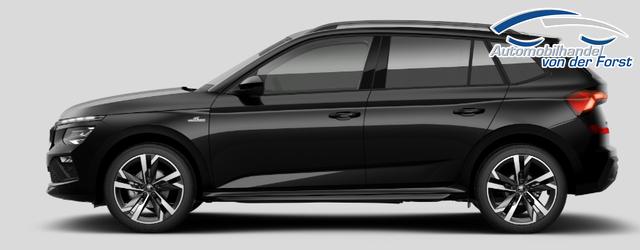 Skoda Kamiq SONDERAKTION "Monte Carlo" Lieferung frei Haus! 1.5 TSI 150PS DSG, 5J GARANTIE, 18"ALU, METALLIC, ELE. HECKKLAPPE, ANH&Auml;NGERKUPPLUNG, BEH. FRONTSCHEIBE, MATRIX-LED, PANORAMADACH, Sitzheizung, Lenkradhzg, Ladeboden, ACC, SIDE Assist, Virtual Cockpit 10", Parksensoren, Kamera, KESSY, Privacy, Climatronic 