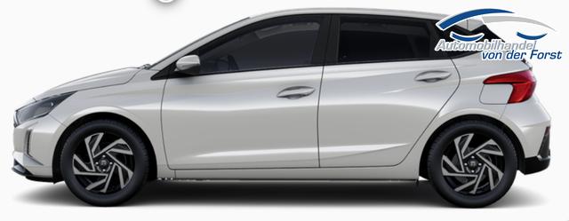 Hyundai i20 "Family" LIEFERUNG KOSTENLOS! 1.0 T-GDI 90PS, NAVI 10,25", LUMEN-GREY METALLIC, Winter-Pack: Sitzheizung + Lenkradheizung, 16" ALU, Klimaautomatik, Privacy-Glas, Parksensoren hinten, R&uuml;ckfahrkamera, Tempomat, Lederlenkrad, Reserverad, Alarm, Armlehne, 4x elektr. Fensterheber 