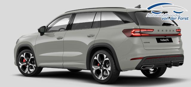 Skoda Kodiaq "RS" LIEFERUNG KOSTENLOS & PREISGARANTIE* 2.0 TSI 265PS 4x4 DSG, 5J GARANTIE, PANORMADACH, HEAD-UP-DISPLAY, 20"Alu, ANH&Auml;NGERKUPPLUNG, NAVI, DCC PLUS, CANTON SOUND, BEH. FRONTSCHEIBE, MATRIX-LED, KESSY, Alarm, ELEK. HECKKLAPPE, SHZ v/h, Privacy-Glas, ACC, PDC v/h, R&uuml;ckfahrkamera, 3Z-Climatronic 