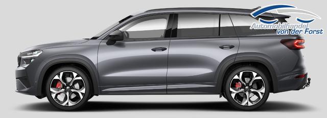 Skoda Kodiaq "RS" LIEFERUNG KOSTENLOS & PREISGARANTIE* 2.0 TSI 265PS 4x4 DSG, 5J GARANTIE, STANDHEIZUNG, PANORMADACH, HEAD-UP, 20"Alu, ANH&Auml;NGERKUPPLUNG, NAVI, DCC PLUS, CANTON SOUND, BEH. FRONTSCHEIBE, MATRIX-LED, KESSY, Alarm, ELEK. HECKKLAPPE, SHZ v/h, Privacy-Glas, ACC, PDC v/h, AREA VIEW, 3Z-Climatronic 