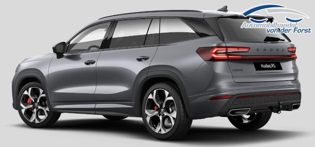 Skoda Kodiaq "RS" LIEFERUNG KOSTENLOS & PREISGARANTIE* 2.0 TSI 265PS 4x4 DSG, 5J GARANTIE, STANDHEIZUNG, PANORMADACH, HEAD-UP, 20"Alu, ANH&Auml;NGERKUPPLUNG, NAVI, DCC PLUS, CANTON SOUND, BEH. FRONTSCHEIBE, MATRIX-LED, KESSY, Alarm, ELEK. HECKKLAPPE, SHZ v/h, Privacy-Glas, ACC, PDC v/h, AREA VIEW, 3Z-Climatronic 