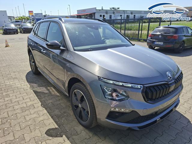 Skoda Kamiq "Monte Carlo" 1.5 TSI 150PS DSG (AUTOMATIK), Grau-Met, PANORAMDACH, MATRIX-LED, SITZHEIZUNG, Sport-M-Lederlenkrad beheizt, SunSet, 2Z-Climatronic, Parksensoren vorn/hinten, R&uuml;ckfahrkamera, Kessy, Radio 8,25"+SmartLink, Virtual Cockpit, 17" Alu, Tempomat 