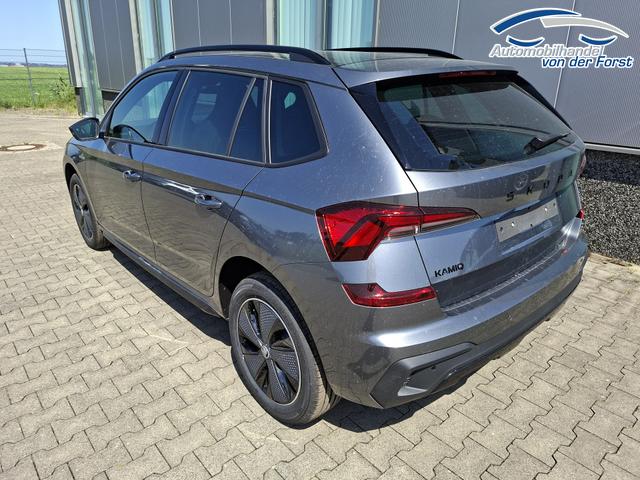 Skoda Kamiq "Monte Carlo" 1.5 TSI 150PS DSG (AUTOMATIK), Grau-Met, PANORAMDACH, MATRIX-LED, SITZHEIZUNG, Sport-M-Lederlenkrad beheizt, SunSet, 2Z-Climatronic, Parksensoren vorn/hinten, R&uuml;ckfahrkamera, Kessy, Radio 8,25"+SmartLink, Virtual Cockpit, 17" Alu, Tempomat 
