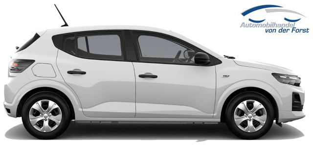Dacia Sandero "Essential" SONDERAKTION 1.0 SCe65, Arktis-Wei&szlig;, KLIMAANLAGE, PARKSENSOREN HINTEN, Tempomat, Multimediasystem Media Control, Zentralverriegelung mit Fernbedienung 