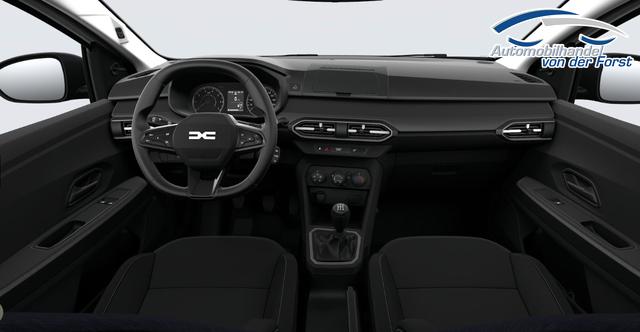 Dacia Sandero "Essential" SONDERAKTION 1.0 SCe65, Arktis-Wei&szlig;, KLIMAANLAGE, PARKSENSOREN HINTEN, Tempomat, Multimediasystem Media Control, Zentralverriegelung mit Fernbedienung 