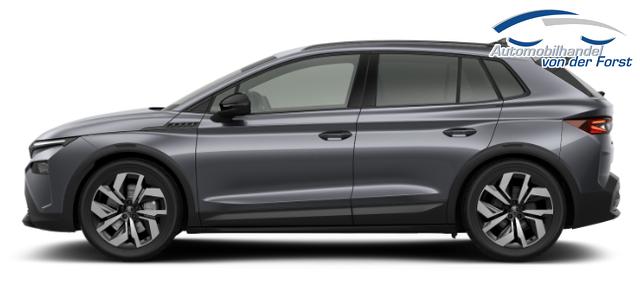 Skoda Elroq SPORTLINE 60 204PS, GRAPHITE-GRAU METALLIC, ELEKTR. HECKKLAPPE, MATRIX-LED, BEH. FRONTSCHEIBE, SITZHEIZUNG V/H, 3Z-CLIMATRONIC, KESSY+ALARM, 20" ALU, SEITENAIRBAGS HINTEN, PARKSENSOREN V/H, R&Uuml;CKFAHRKAMERA, NAVIGATION, SUNSET, TRAVEL ASSIST 