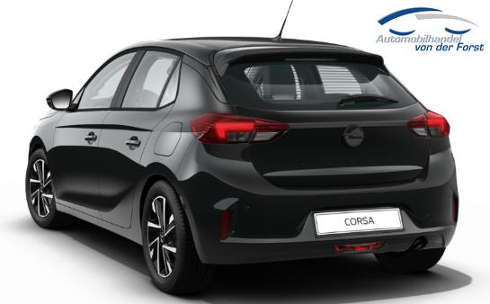 Opel Corsa (ca. 37% Preisvorteil) 1.2 Turbo 100PS "EDITION", Schwarz-Metallic, 16" Alufelgen, Sitzheizung, Lederlenkrad beheizt, Parksensoren hinten, Klimaanlage, Radio AndroidAuto/Apple CarPlay, Tempomat, ZV mit Fernbedienung 