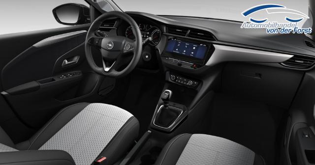 Opel Corsa (ca. 37% Preisvorteil) 1.2 Turbo 100PS "EDITION", Schwarz-Metallic, 16" Alufelgen, Sitzheizung, Lederlenkrad beheizt, Parksensoren hinten, Klimaanlage, Radio AndroidAuto/Apple CarPlay, Tempomat, ZV mit Fernbedienung 