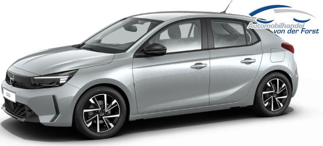Opel Corsa (ca. 37% Preisvorteil) 1.2 Turbo 100PS "EDITION", Silber-Metallic, 16" Alufelgen, Sitzheizung, Lederlenkrad beheizt, Parksensoren hinten, Klimaanlage, Radio AndroidAuto/Apple CarPlay, Tempomat, ZV mit Fernbedienung 