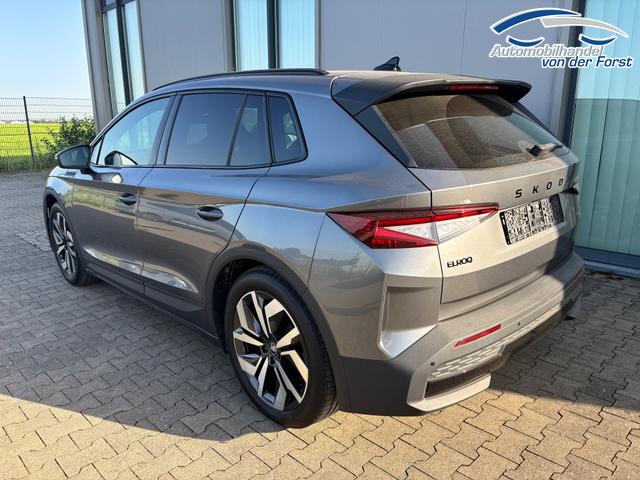 Skoda Elroq "Selection 60" KOSTENLOSE LIEFERUNG! 19" Alufelgen, 2-Zonen-Climatronic, Sitzheizung, Parksensoren vorn/hinten, R&uuml;ckfahrkamera, SunSet, Infotainment 13" + NAVIGATION, Beheizbares M-Lederlenkrad, Alarm, Dachreling 
