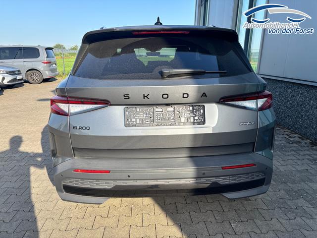 Skoda Elroq "Selection 60" KOSTENLOSE LIEFERUNG! 19" Alufelgen, 2-Zonen-Climatronic, Sitzheizung, Parksensoren vorn/hinten, R&uuml;ckfahrkamera, SunSet, Infotainment 13" + NAVIGATION, Beheizbares M-Lederlenkrad, Alarm, Dachreling 