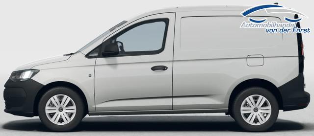 Volkswagen Caddy Cargo "Basis" (NEUES MODELL) KOSTENLOSE LIEFERUNG & PREISGARANTIE* 2.0 TDI 122PS DSG/AUTOMATIK, KURZER Radstand, 2-Zonen-Climatronic, Parksensoren vorn/hinten, Tempomat, Radio Ready2Discover 12,9" + App-Connect, M-Lederlenkrad, Vorbereitung AHK, Trennwand, Schiebet&uuml;r rechts, Heckfl&uuml;gelt&uuml;ren, Digital Cockpit Pro 