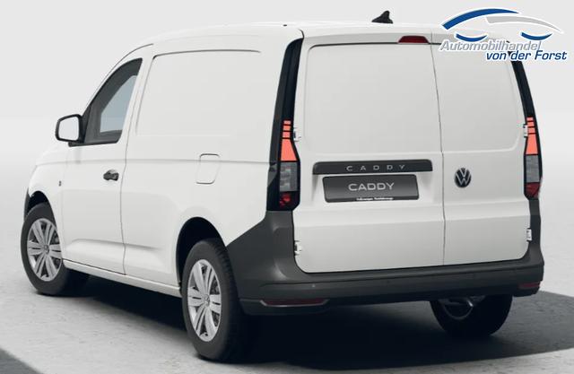 Volkswagen Caddy Cargo "Basis" (NEUES MODELL) KOSTENLOSE LIEFERUNG & PREISGARANTIE* 2.0 TDI 122PS DSG/AUTOMATIK, KURZER Radstand, 2-Zonen-Climatronic, Parksensoren vorn/hinten, Tempomat, Radio Ready2Discover 12,9" + App-Connect, M-Lederlenkrad, Vorbereitung AHK, Trennwand, Schiebet&uuml;r rechts, Heckfl&uuml;gelt&uuml;ren, Digital Cockpit Pro 