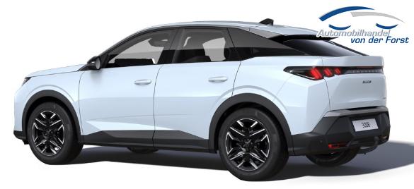 Peugeot 3008 "Allure" Hybrid 145PS e-DCS6 (Automatik), Wei&szlig;-Metallic, ANH&Auml;NGERKUPPLUNG, Panorama-Navigations-Paket, Grip-Control-Paket, 19" ALU, Beh. Frontscheibe, Trennnetz, Adaptiver Tempomat, Toter-Winkel, 360&deg;Kamera, Parksensoren vorn/hinten, Lenkradheizung, Alarmanlage 