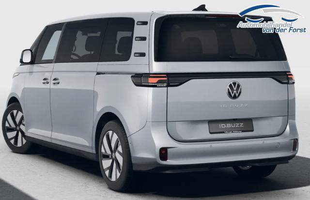 Volkswagen ID. Buzz "GENERATION 7-Sitzer 210KW/286PS 86kWh LANG" LIEFERUNG KOSTENLOS 7-SITZPL&Auml;TZE, 19" Alufelgen, 3Z-Climatronic, Beh. Frontscheibe, NAVI, ParkAssist, Parksensoren vo/hi, R&uuml;ckfahrkamera, Sitzheizung vorne, M-Lederlenkrad beheizt, Alarm, Keyless Advanced, Privacy-Glas, ID Buzz Box 