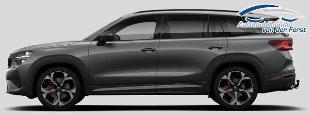Skoda Kodiaq "RS" LIEFERUNG KOSTENLOS & PREISGARANTIE* 2.0 TSI 265PS 4x4 DSG, 5J GARANTIE, STANDHEIZUNG, PANORMADACH, HEAD-UP, 20"Alu, ANH&Auml;NGERKUPPLUNG, NAVI, DCC PLUS, CANTON SOUND, BEH. FRONTSCHEIBE, MATRIX-LED, KESSY, Alarm, ELEK. HECKKLAPPE, SHZ v/h, Privacy-Glas, ACC, PDC v/h, R-Kamera, Climatronic 
