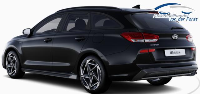 Hyundai i30 Kombi "N Line" LIEFERUNG KOSTENLOS! 1.6 T-GDI 150PS 7DCT/AUTOMATIK, 18" Alufelgen, Sportsitze, Alupedale, Winter-Paket, 2-Zonen-Klimaautomatik, Privacy-Glas, Navigation 10,25", Parksensoren vorne und hinten, R&uuml;ckfahrkamera, Tempomat, Sportlenkrad, Alarm 